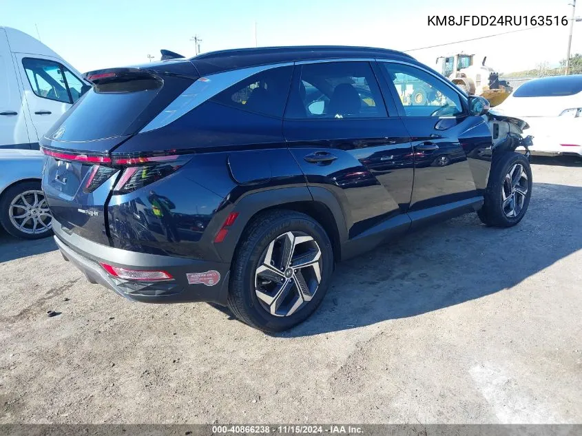 2024 Hyundai Tucson Plug-In Hybrid Limited VIN: KM8JFDD24RU163516 Lot: 40866238