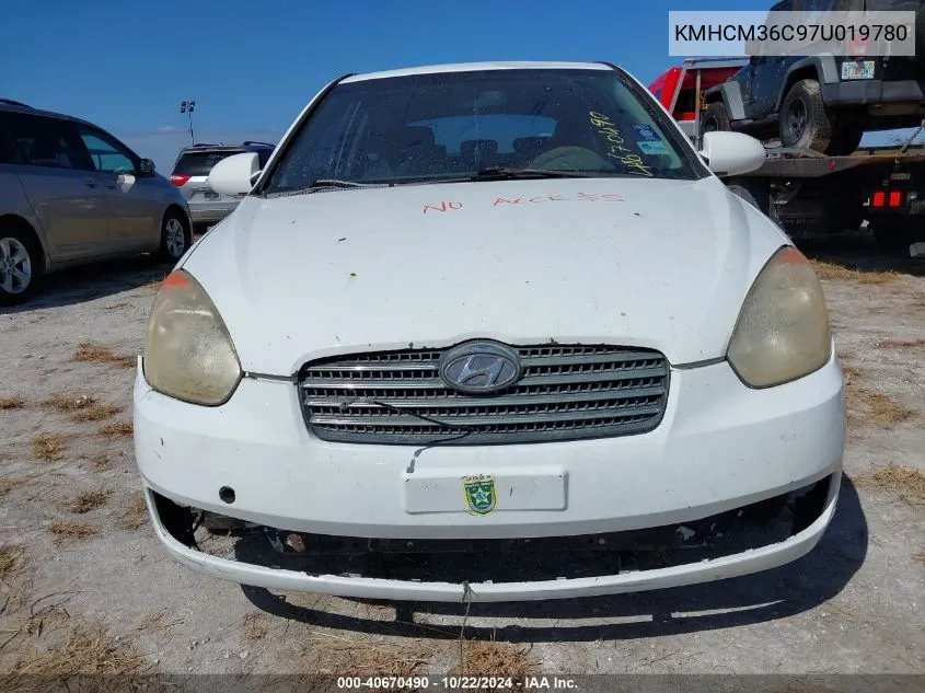 KMHCM36C97U019780 2007 Hyundai Accent Gs