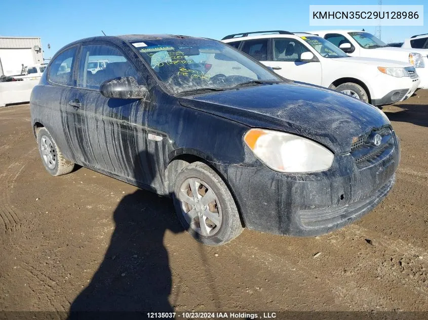 KMHCN35C29U128986 2009 Hyundai Accent