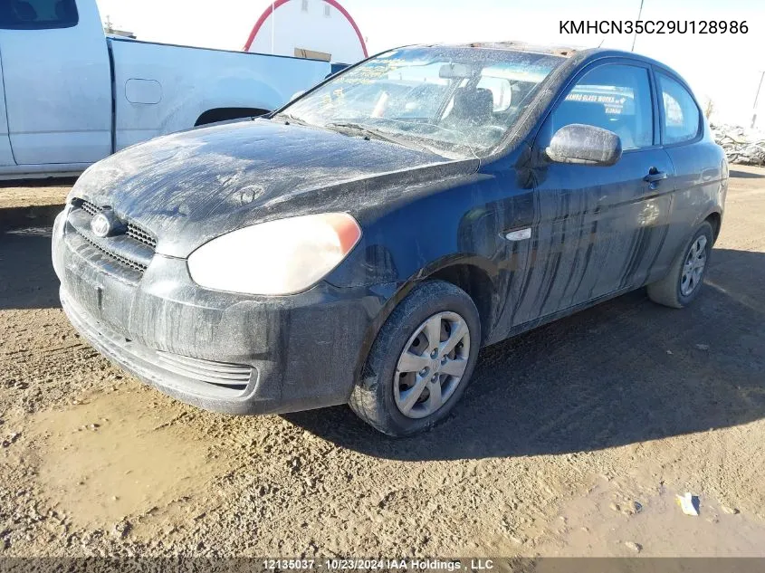 KMHCN35C29U128986 2009 Hyundai Accent