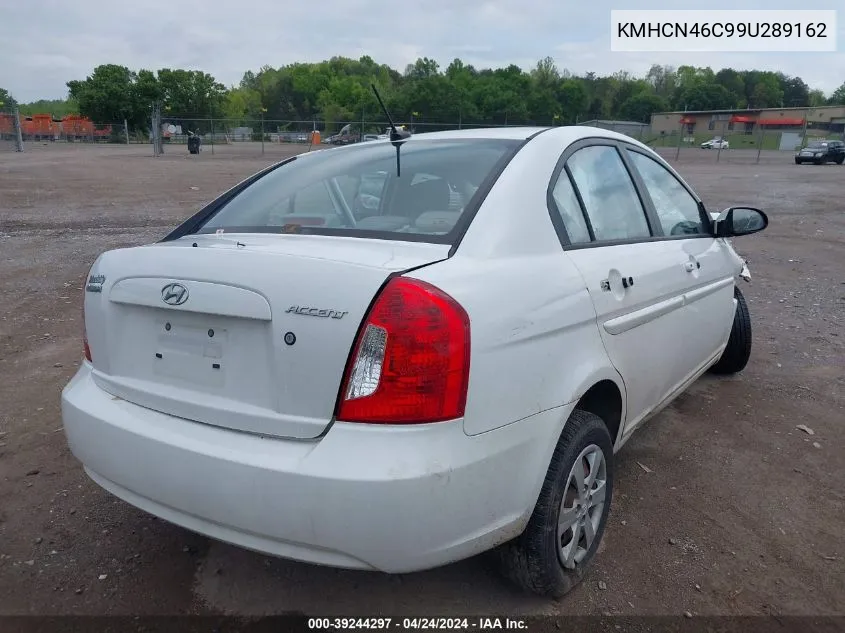 2009 Hyundai Accent Gls VIN: KMHCN46C99U289162 Lot: 39244297