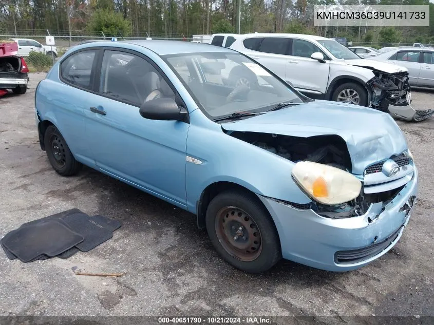 KMHCM36C39U141733 2009 Hyundai Accent Gs