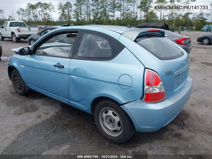 KMHCM36C39U141733 2009 Hyundai Accent Gs