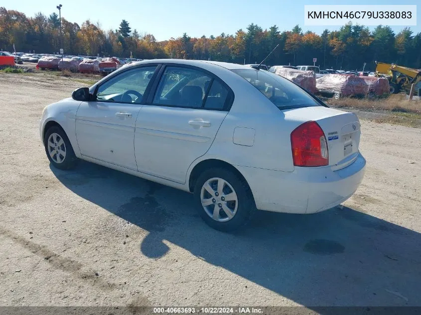 2009 Hyundai Accent Gls VIN: KMHCN46C79U338083 Lot: 40663693