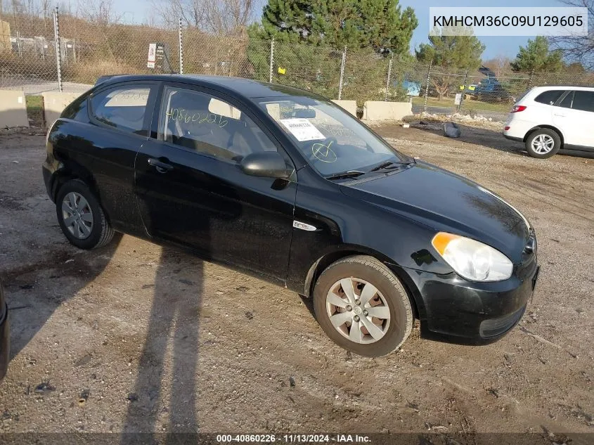 2009 Hyundai Accent Gs VIN: KMHCM36C09U129605 Lot: 40860226