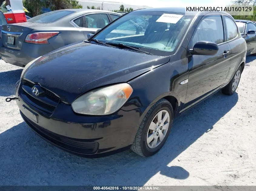 KMHCM3AC1AU160129 2010 Hyundai Accent Gs