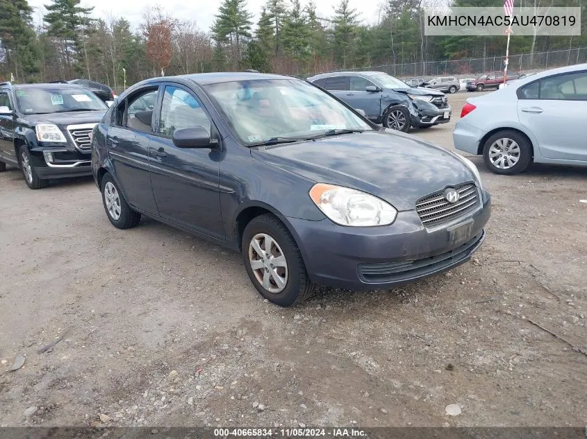 KMHCN4AC5AU470819 2010 Hyundai Accent Gls