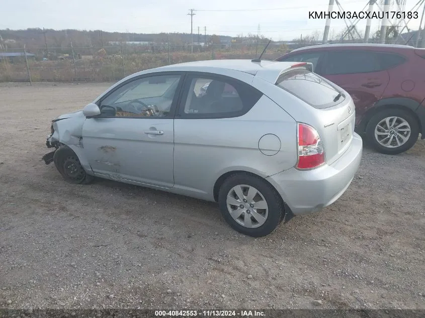 2010 Hyundai Accent Gs VIN: KMHCM3ACXAU176183 Lot: 40842553