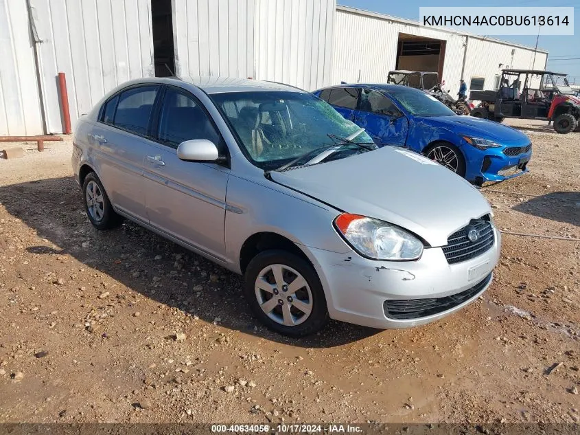 2011 Hyundai Accent Gls VIN: KMHCN4AC0BU613614 Lot: 40634056