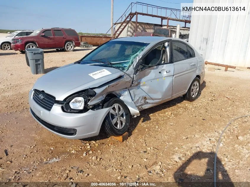 2011 Hyundai Accent Gls VIN: KMHCN4AC0BU613614 Lot: 40634056