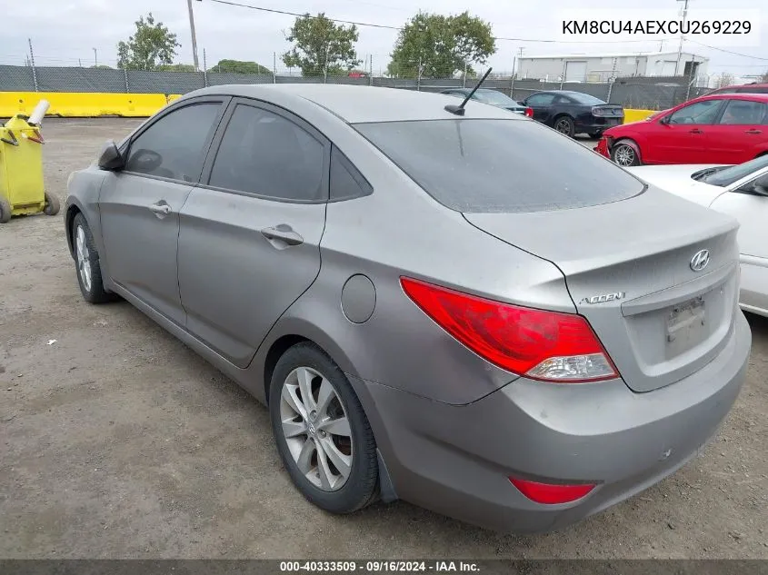 KM8CU4AEXCU269229 2012 Hyundai Accent