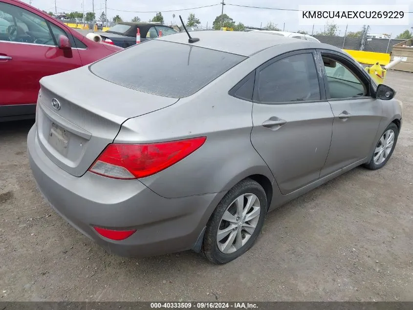 KM8CU4AEXCU269229 2012 Hyundai Accent