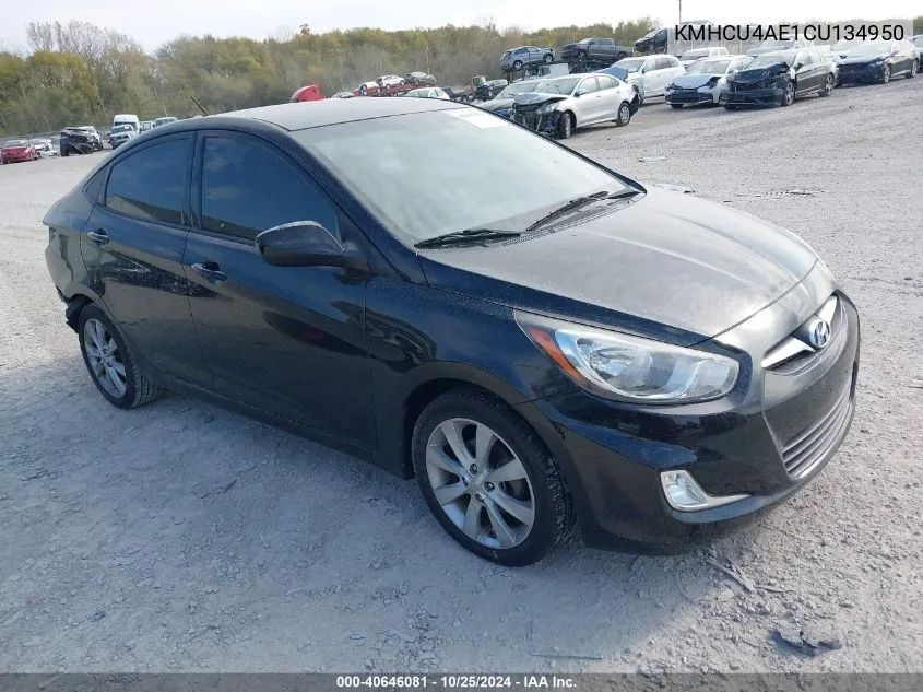 KMHCU4AE1CU134950 2012 Hyundai Accent Gls