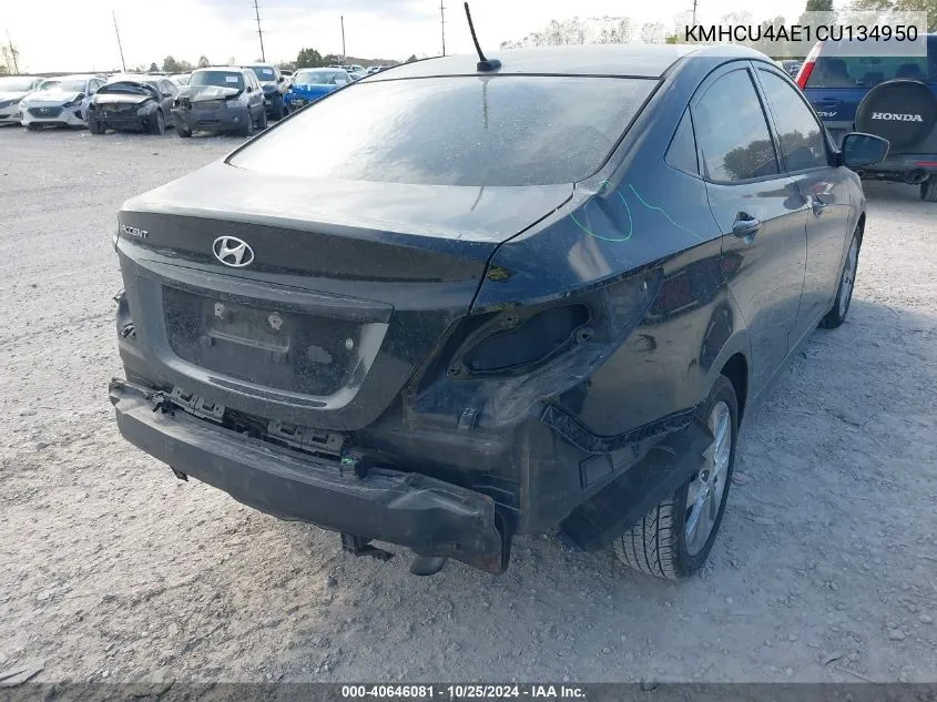 KMHCU4AE1CU134950 2012 Hyundai Accent Gls