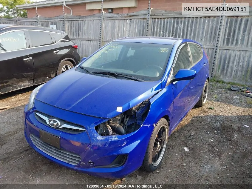 KMHCT5AE4DU069151 2013 Hyundai Accent Gl