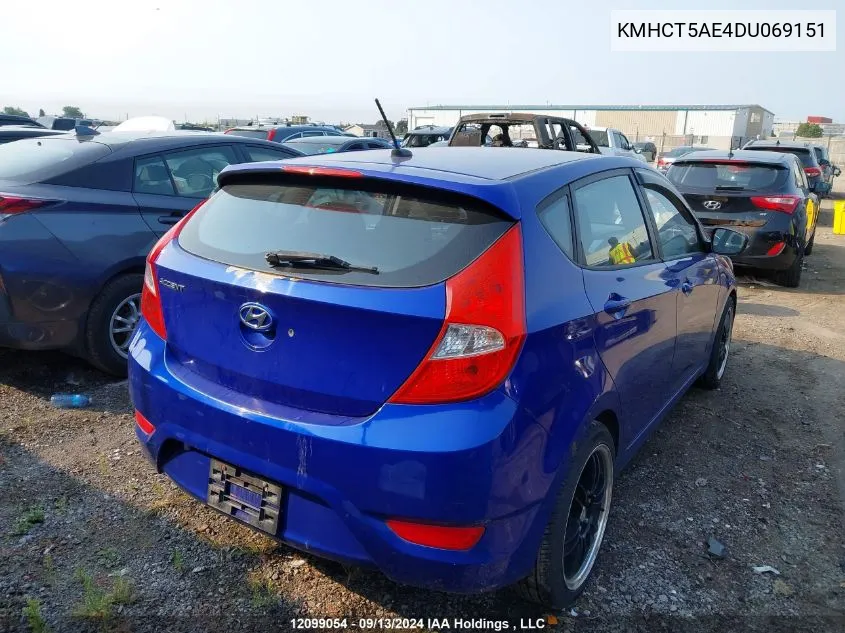 KMHCT5AE4DU069151 2013 Hyundai Accent Gl