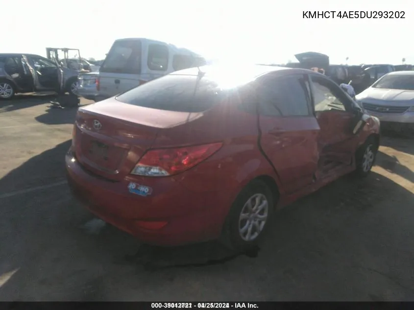 KMHCT4AE5DU293202 2013 Hyundai Accent Gls