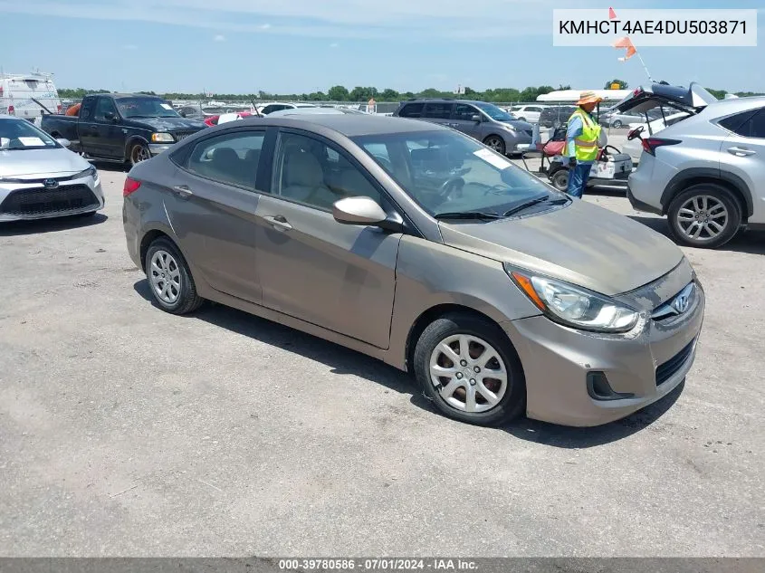 KMHCT4AE4DU503871 2013 Hyundai Accent Gls