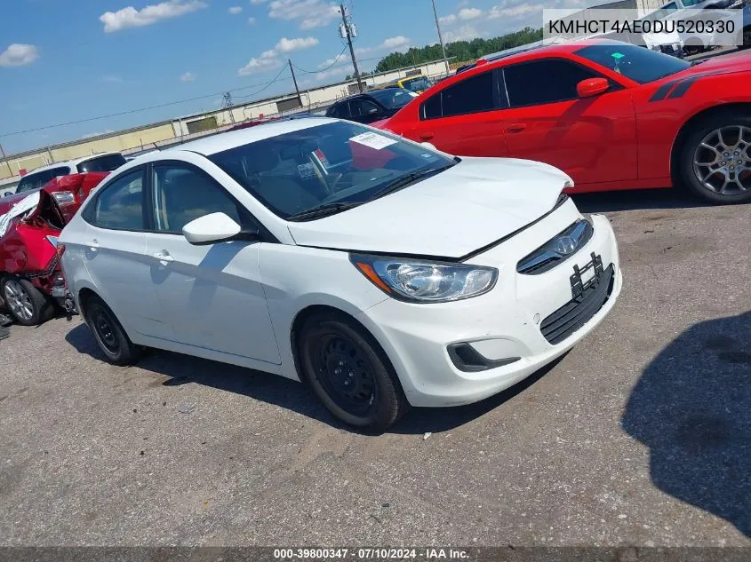 2013 Hyundai Accent Gls VIN: KMHCT4AE0DU520330 Lot: 39800347