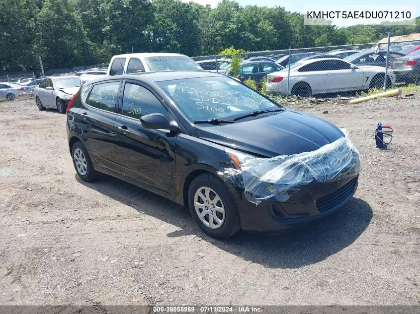 KMHCT5AE4DU071210 2013 Hyundai Accent Gs