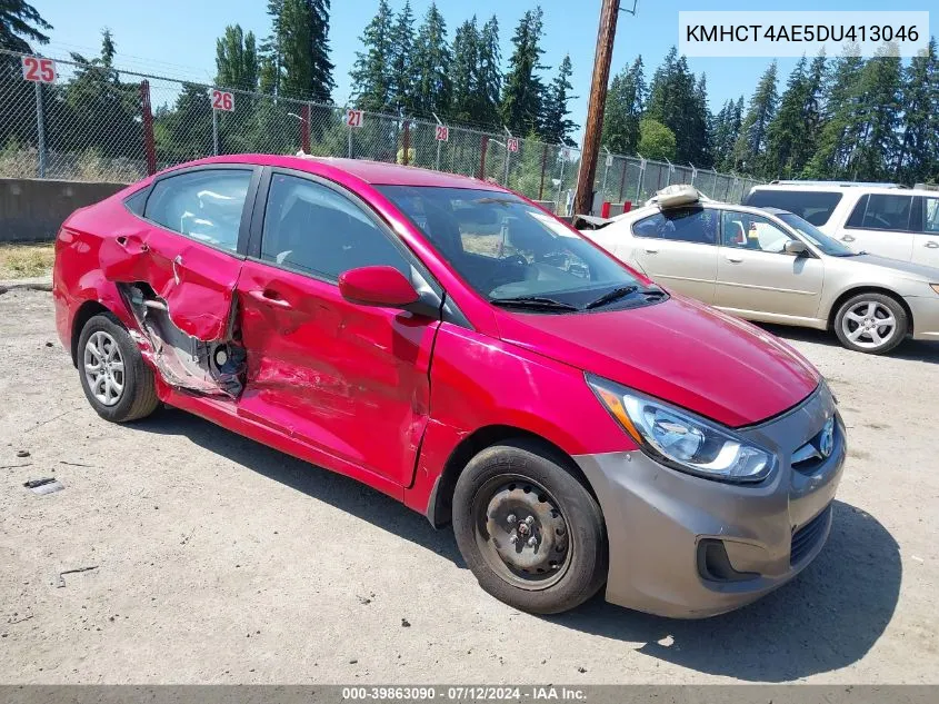 KMHCT4AE5DU413046 2013 Hyundai Accent Gls