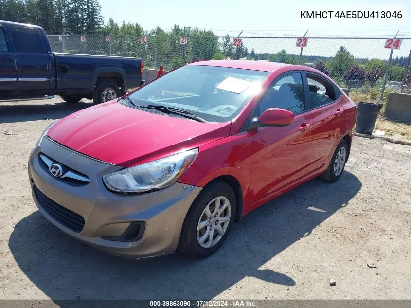 KMHCT4AE5DU413046 2013 Hyundai Accent Gls