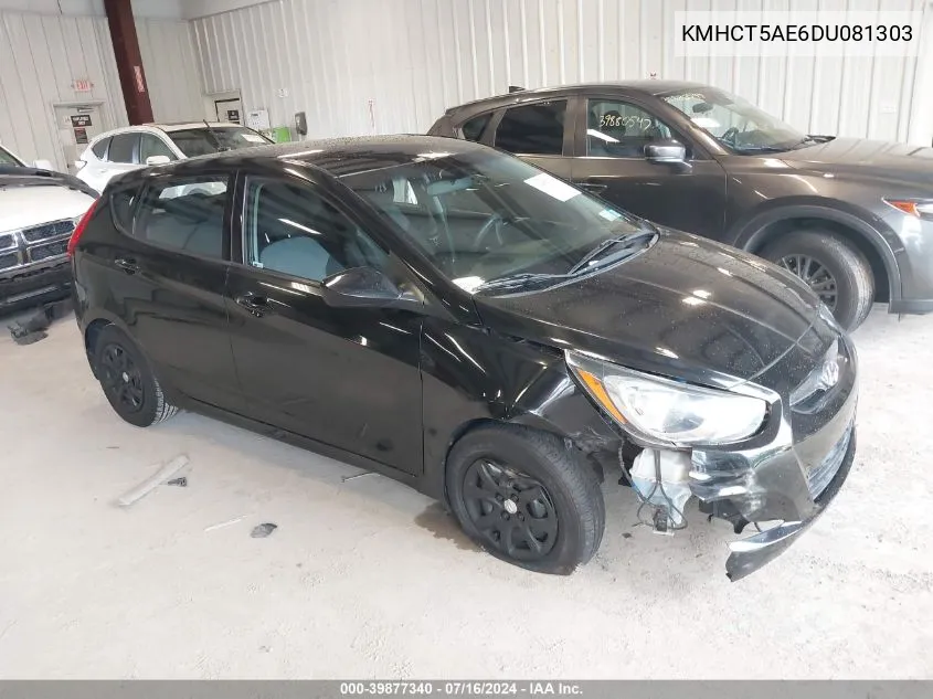 KMHCT5AE6DU081303 2013 Hyundai Accent Gs