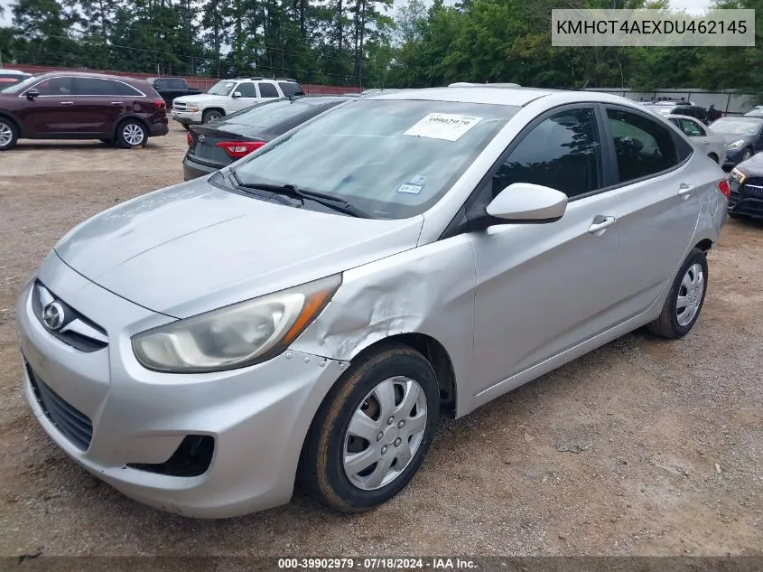 2013 Hyundai Accent Gls VIN: KMHCT4AEXDU462145 Lot: 39902979