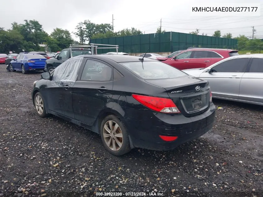 KMHCU4AE0DU277177 2013 Hyundai Accent Gls