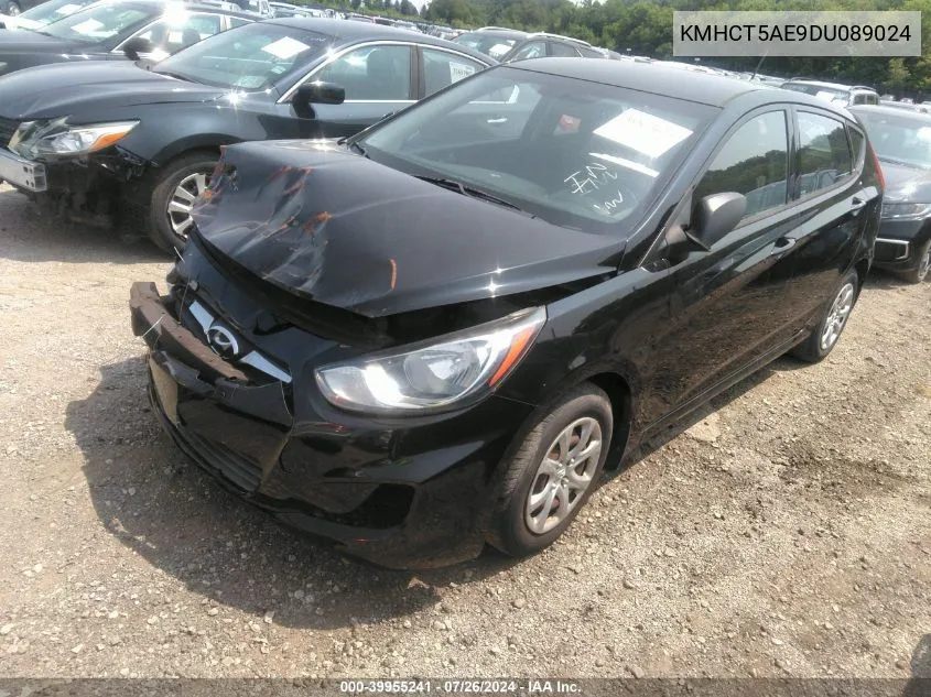 2013 Hyundai Accent Gs VIN: KMHCT5AE9DU089024 Lot: 39955241