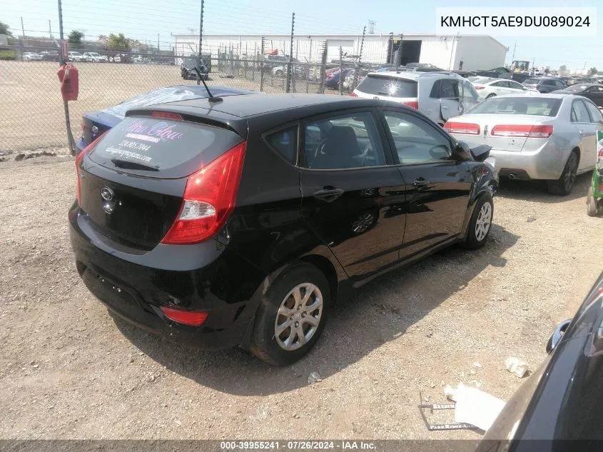 2013 Hyundai Accent Gs VIN: KMHCT5AE9DU089024 Lot: 39955241