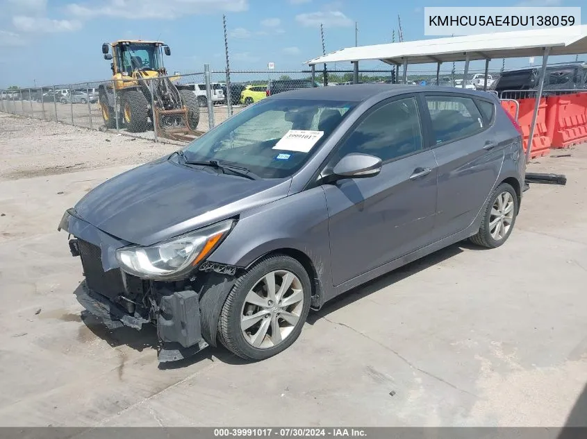 KMHCU5AE4DU138059 2013 Hyundai Accent Se