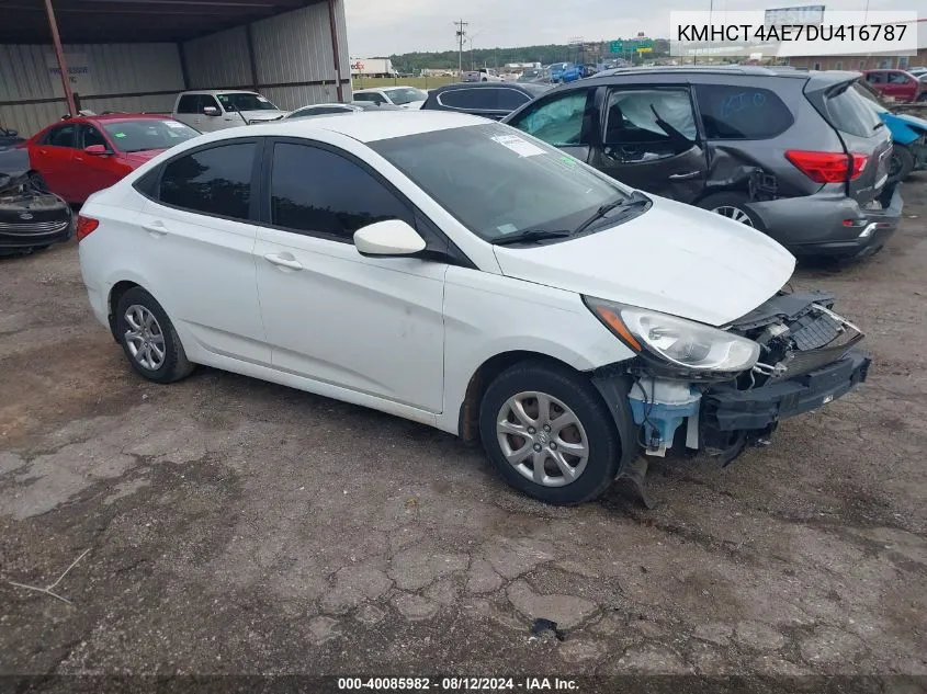 KMHCT4AE7DU416787 2013 Hyundai Accent Gls