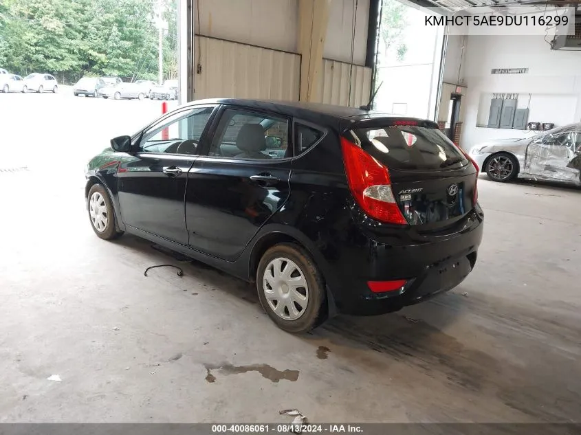 KMHCT5AE9DU116299 2013 Hyundai Accent Gs