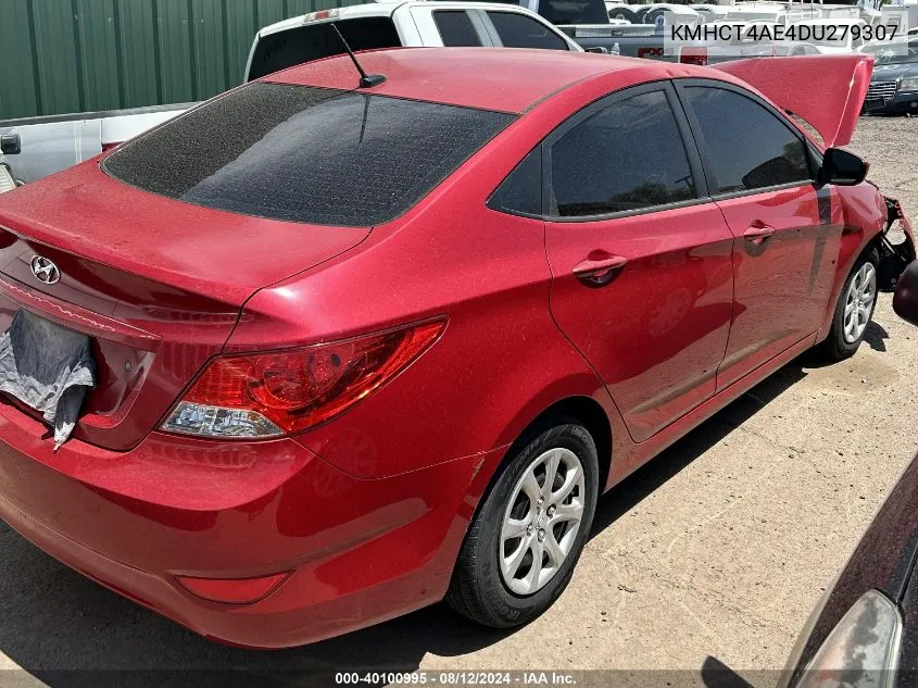 2013 Hyundai Accent Gls VIN: KMHCT4AE4DU279307 Lot: 40100995