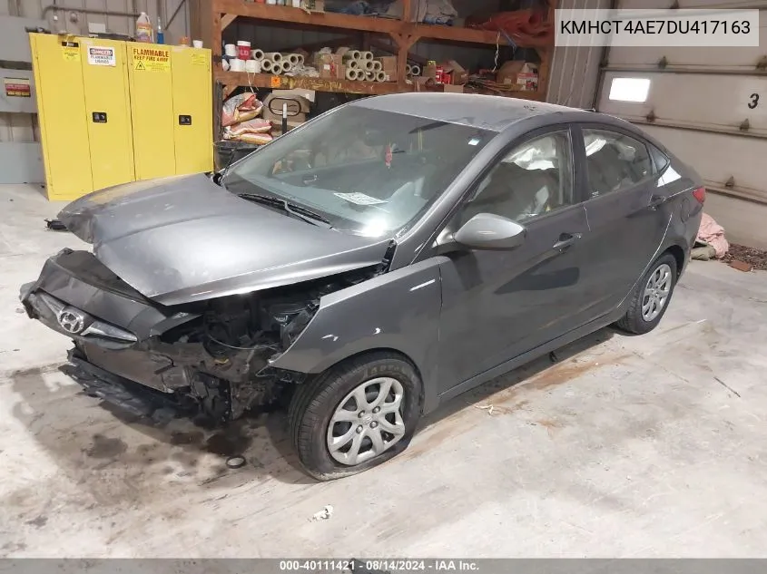 KMHCT4AE7DU417163 2013 Hyundai Accent Gls