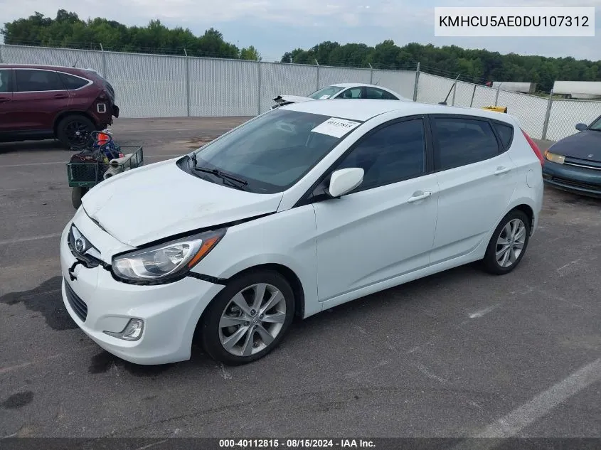 KMHCU5AE0DU107312 2013 Hyundai Accent Se