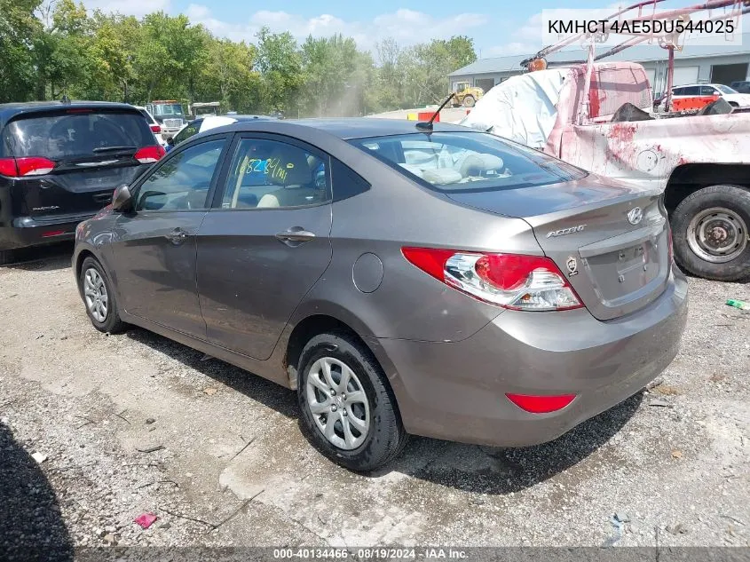 2013 Hyundai Accent Gls VIN: KMHCT4AE5DU544025 Lot: 40134466