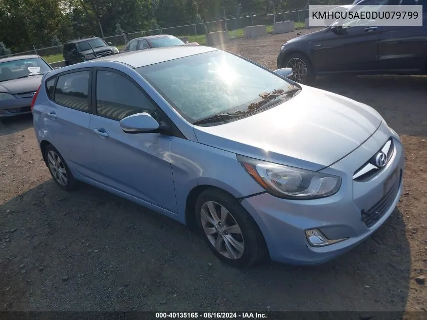 2013 Hyundai Accent Se VIN: KMHCU5AE0DU079799 Lot: 40135165