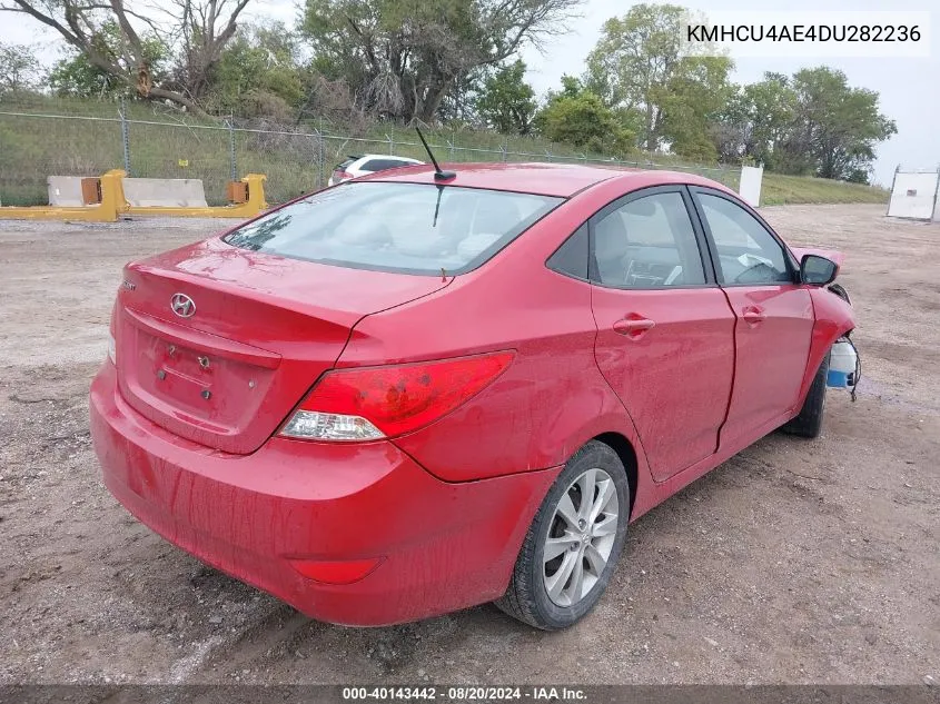 KMHCU4AE4DU282236 2013 Hyundai Accent Gls