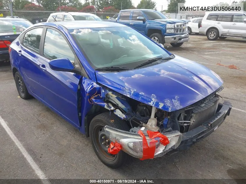 KMHCT4AE3DU506440 2013 Hyundai Accent Gls