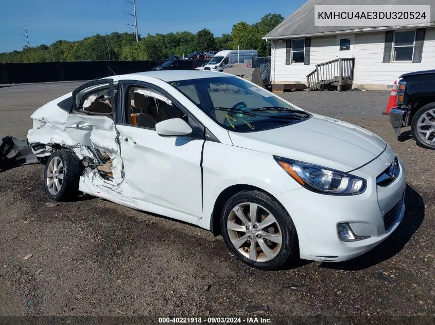 KMHCU4AE3DU320524 2013 Hyundai Accent Gls