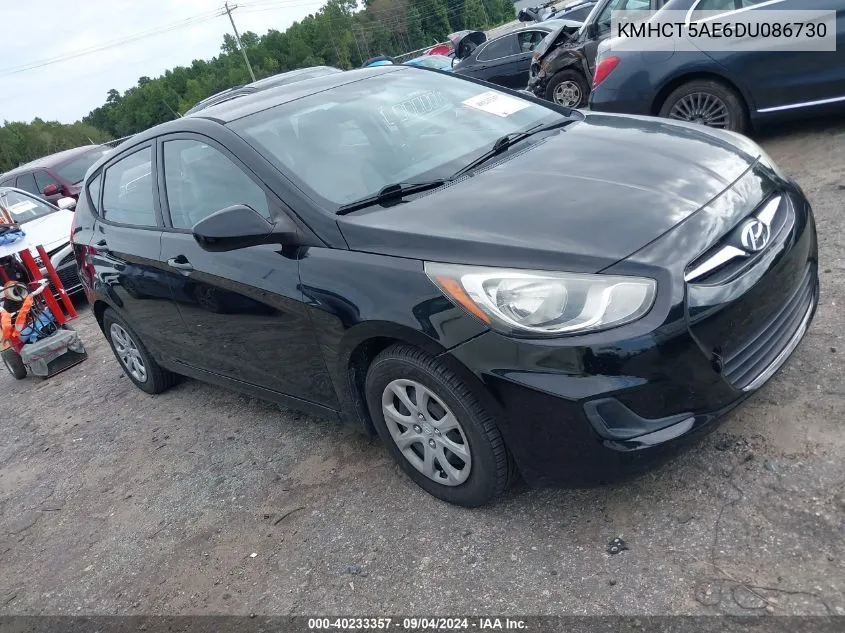 2013 Hyundai Accent Gs VIN: KMHCT5AE6DU086730 Lot: 40233357