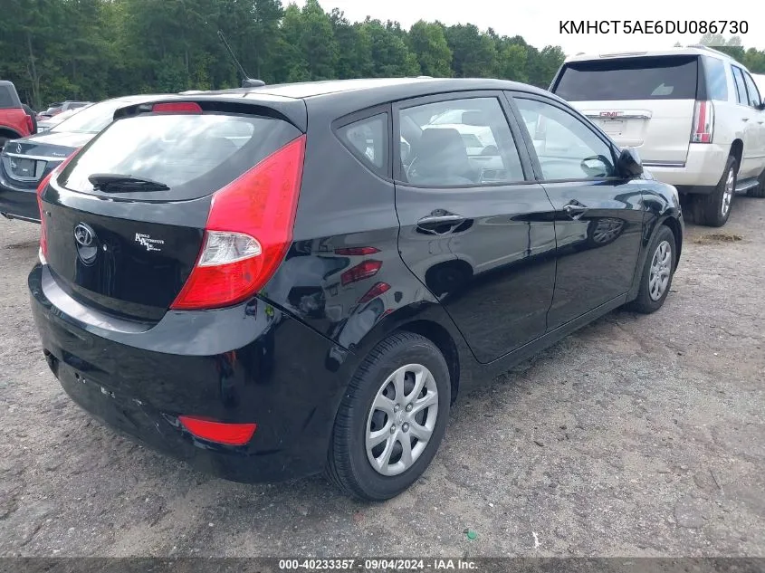 KMHCT5AE6DU086730 2013 Hyundai Accent Gs