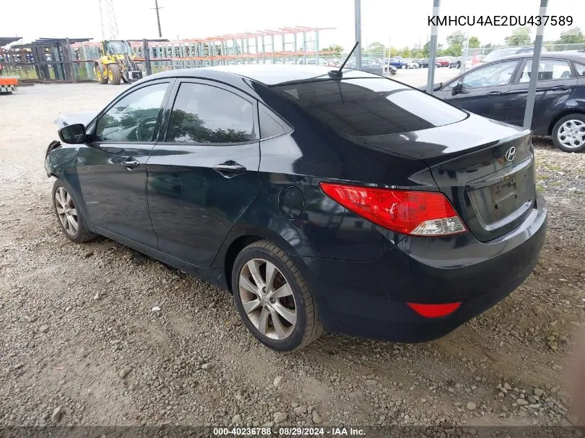 KMHCU4AE2DU437589 2013 Hyundai Accent Gls