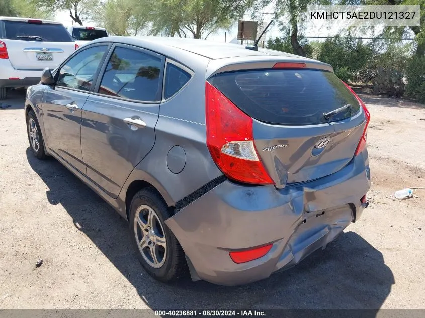 2013 Hyundai Accent Gs VIN: KMHCT5AE2DU121327 Lot: 40236881