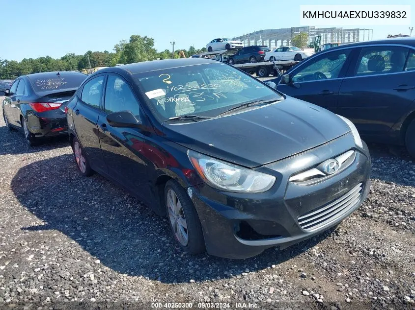 KMHCU4AEXDU339832 2013 Hyundai Accent Gls