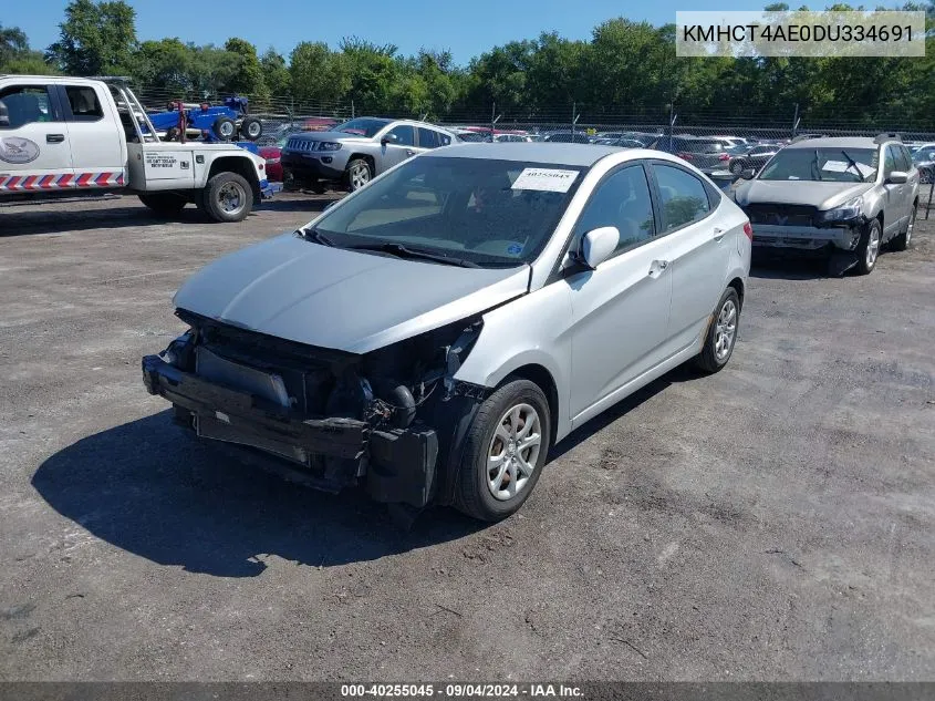 KMHCT4AE0DU334691 2013 Hyundai Accent Gls