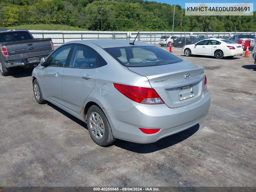 KMHCT4AE0DU334691 2013 Hyundai Accent Gls