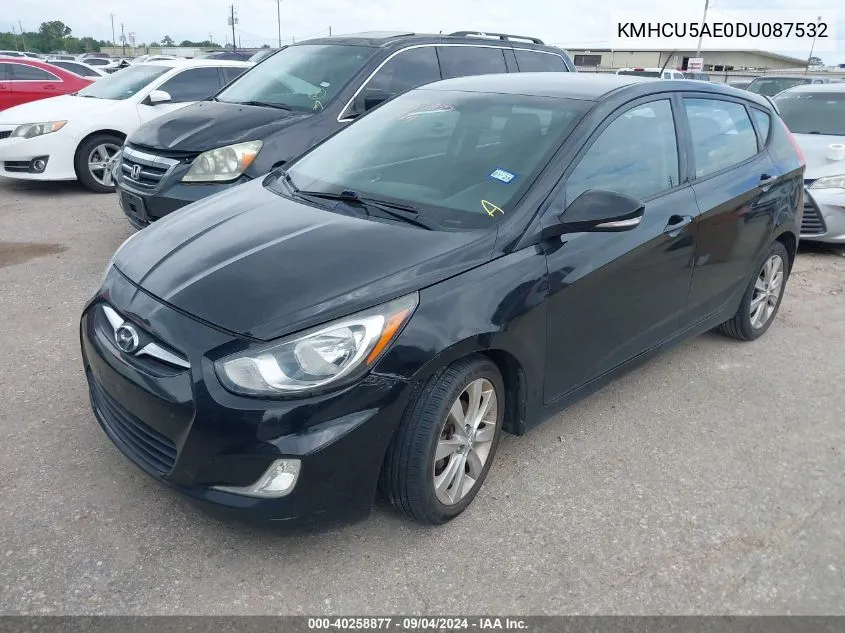 KMHCU5AE0DU087532 2013 Hyundai Accent Se